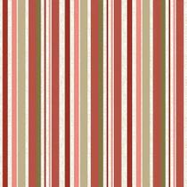 Tecido Tricoline Listrados Morangos - Fuxicos e Fricotes - 50 x 150 cm - Ideal para Artesanato e Patchwork