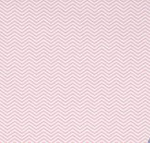 Tecido Tricoline Mini Chevron Rosa Claro 0,50x1,50m - Fundo Branco