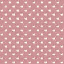 Tecido Tricoline Mini Coroas Bege Fundo Rosa Chá - Peripan - 50 cm x 150 cm Tecido Tricoline Mini Coroas Bege Fundo Rosa Chá - Peripan - 50 cm x 150 cm