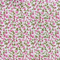 Tecido Tricoline Mini Floral Rosa tsg 50cm x 1,50 metros 100% Algodão