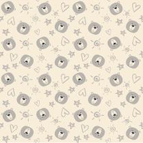 Tecido Tricoline Mini Ursinhos Nature Fundo Creme - Peripan - 50 x 150 cm Tecido Tricoline Mini Ursinhos Nature Fundo Creme - Peripan - 50 x 150 cm