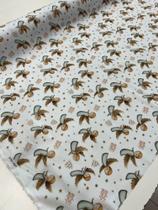 Tecido Tricoline Natal 0,50 x 1,50 m - Estampa Natalina - 100% Algodão