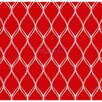 Tecido Tricoline Papel de Parede (Vermelho), 100% Algodão, Unid. 50cm x 1,50mt - Caldeira