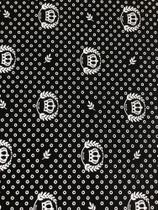 Tecido Tricoline Patchwork Coroa 0,5m Tecido Tricoline Patchwork Coroa 0,5m