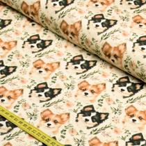 Tecido Tricoline Pet Chic : Dogs (0,50x1,50)