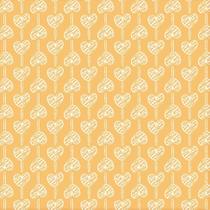 Tecido Tricoline Pirulito de Corações Amarelo Mostarda - Fabricart - 50 cm x 150 cm Tecido Tricoline Pirulito de Corações Amarelo Mostarda - Fabricart - 50 cm x 150 cm