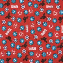 Tecido Tricoline Super Heróis Marvel DC Comics 1,00x1,50 mt