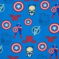 Tecido Tricoline Super Heróis Marvel DC Comics 1,00x1,50 mt