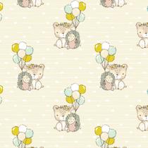 Tecido Tricoline Urso Teddy Friends - 50 x 150 cm Tecido Tricoline Urso Teddy Friends - 50 x 150 cm