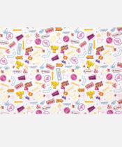Tecido Tricoline Word - Tecidos Dohler - 50 x 150 cm - Ideal para Artesanato e Patchwork