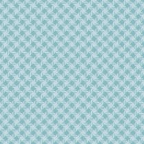 Tecido Tricoline Xadrez Quadradinho Diagonal Turquesa - Fuxicos e Fricotes - 50 x 150 cm