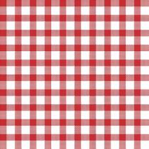 Tecido Tricoline Xadrez Vermelho e Branco (7 mm) - Peripan - 50 x 150 cm - Ideal para Artesanato e Patchwork