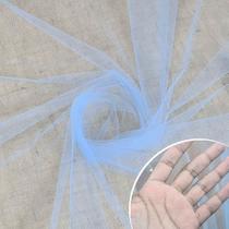 Tecido Tule 2,40M Larg Tradicional Azul Celeste 091