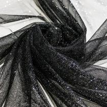 Tecido Tule com Brilho 1 metro x 1,5 Largura Tule Glitter