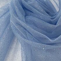 Tecido Tule com Brilho 1,5M Largura Tule Glitter - 50cm