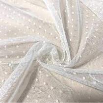 Tecido Tule de Bolinhas Poá Point Sprit 1,00 x 1,50 Metros Tecido Tule de Bolinhas Poá Point Sprit 1,00 x 1,50 Metros