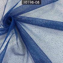 Tecido Tule Gliter Brilho 100% Poliester Royal