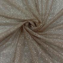 Tecido Tule Glitter Berta 100% Poliamida - Cores CORES:OURO Tecido Tule Glitter Berta 100% Poliamida - Cores CORES:OURO