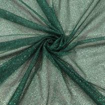 Tecido Tule Glitter Berta 100% Poliamida - Cores CORES:VERDE BANDEIRA Tecido Tule Glitter Berta 100% Poliamida - Cores CORES:VERDE BANDEIRA