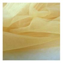 Tecido tule ilusion 1,40mts/larg amarelo bebê metro