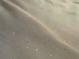 Tecido Tule Ilusione Com Brilho De Glitter 1x1,50 Metros