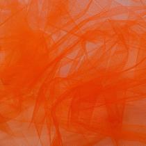 Tecido Tule Laranja Neon 100% Poliester 1,20 Mt Largura 039 Papaya