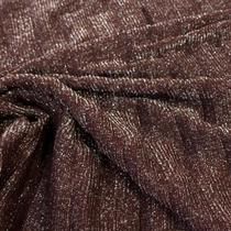 Tecido Tule Lurex Plissado (RC03358) 100% Poliester Marsala Tecido Tule Lurex Plissado (RC03358) 100% Poliester Marsala