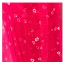 Tecido tule orvalho 1.20mts/larg cor pink/branco metro