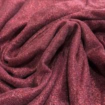 Tecido Tule Parisience Glitter (RC3664) 100%Polie Marsala