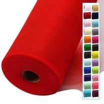 Tecido: Tule vermelho IONTACH, rolo de poliéster de 137 cm x 37 m