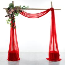 Tecido VDS 76 cm x 9 m Chiffon Vermelho 2 unidades Tecido VDS 76 cm x 9 m Chiffon Vermelho 2 unidades