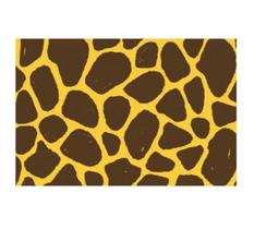 Tecido Velboa Pelúcia Estampado Girafa Amarelo 2,5x1,50mt