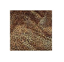 Tecido Velboa Pelúcia Estampado Onça Pêlo Baixo 1,5X1,50M