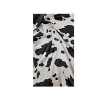 Tecido Velboa Pelúcia Estampado Vaca Pêlo Baixo 15x1,50mt