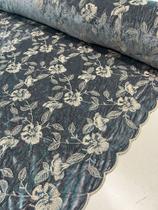 Tecido Veludo Bordado Qualidade Premium (1m x 1,5m)