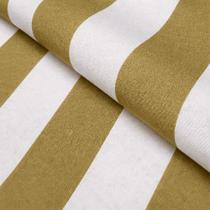Tecido Verona Estampado Listrado Bege e Branco - 1,40m de Largura Tecido Verona Estampado Listrado Bege e Branco - 1,40m de Largura