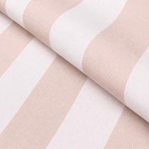 Tecido Verona Estampado Listrado Bege Marfim e Branco - 1,40m de Largura Tecido Verona Estampado Listrado Bege Marfim e Branco - 1,40m de Largura