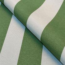 Tecido Verona Estampado Listrado Verde Pistache e Branco - 1,40m de Largura