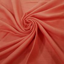 Tecido Viscolinho 98% Viscose 2% Linho Salmão