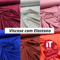 Tecido Viscose Com Elastano 1m x 1,42 mt 97% Viscose 3% Elastano