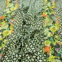 Tecido Viscose Estampada De Qualidade 100% Viscose 3 Metros