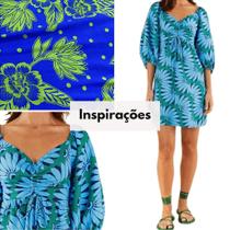 Tecido Viscose Estampada Florence 1,45m Para Roupas Femininas - Alta Qualidade Tecido Viscose Estampada Florence 1,45m Para Roupas Femininas - Alta Qualidade