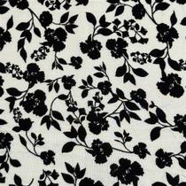 Tecido Viscose Estampada Florzinhas 1,45m Para Roupas Femininas