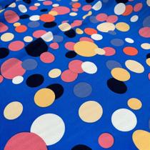 Tecido Viscose Estampada Poá Diversas Cores 1,40m Para Roupas Femininas