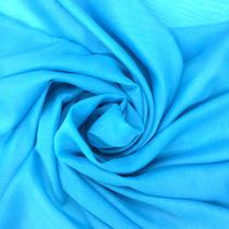 Tecido Voal Azul Turquesa 3m de Largura - Corttex