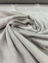 Tecido Voil Bordado linho 1,0mt x 2,80mt Tecido para Cortina