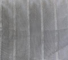 Tecido Voil Branco Fita Prata