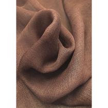 Tecido Voil Crepado Marrom - 3,00m de Largura