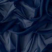 Tecido Voil Liso Azul Marinho 3,00x1,00m Para Cortinas Decorações de Festas - Oasis Decor