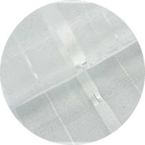 Tecido Voil Xadrez 1,00 x 3,00 Largura Cor:Branco-02